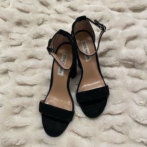 steve madden suede ankle strap heels